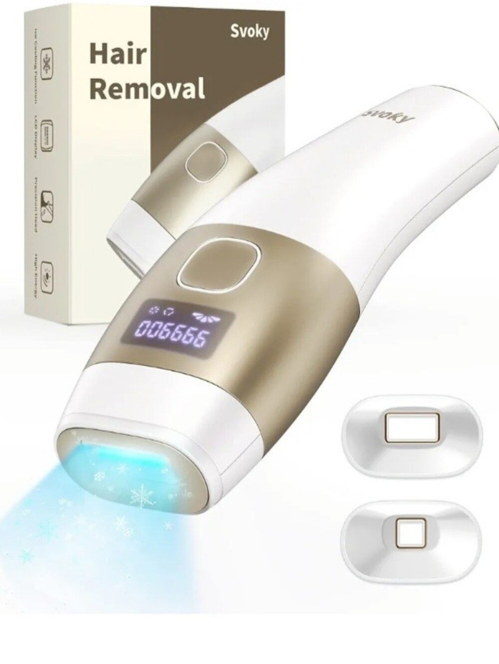Svoky IPL Laser Device For Hair Removal Device